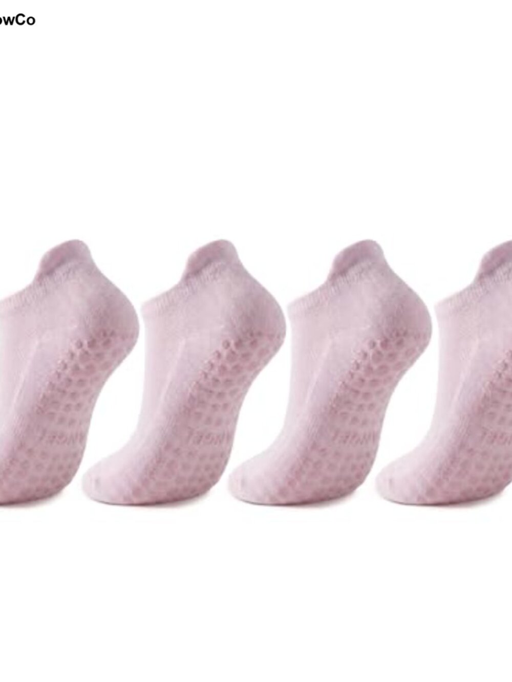 Women's Non-Slip Cotton Pilates Yoga Ankle Grip Socks with Arch Support